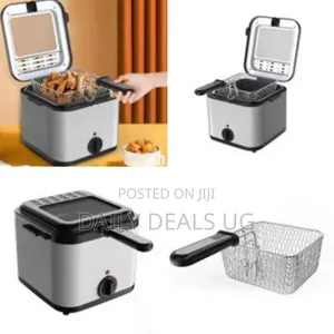 3l Stainless Steel Electric Fries Frying Pan Immersion Element Fat