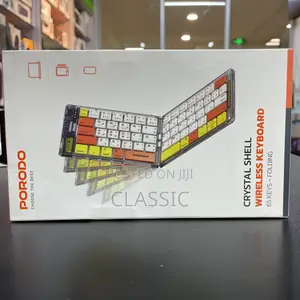 Porodo Crystal Shell Wireless Keyboard