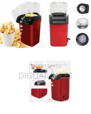Sokany Hot Air Portable Popcorn Maker Popper Machine- Red