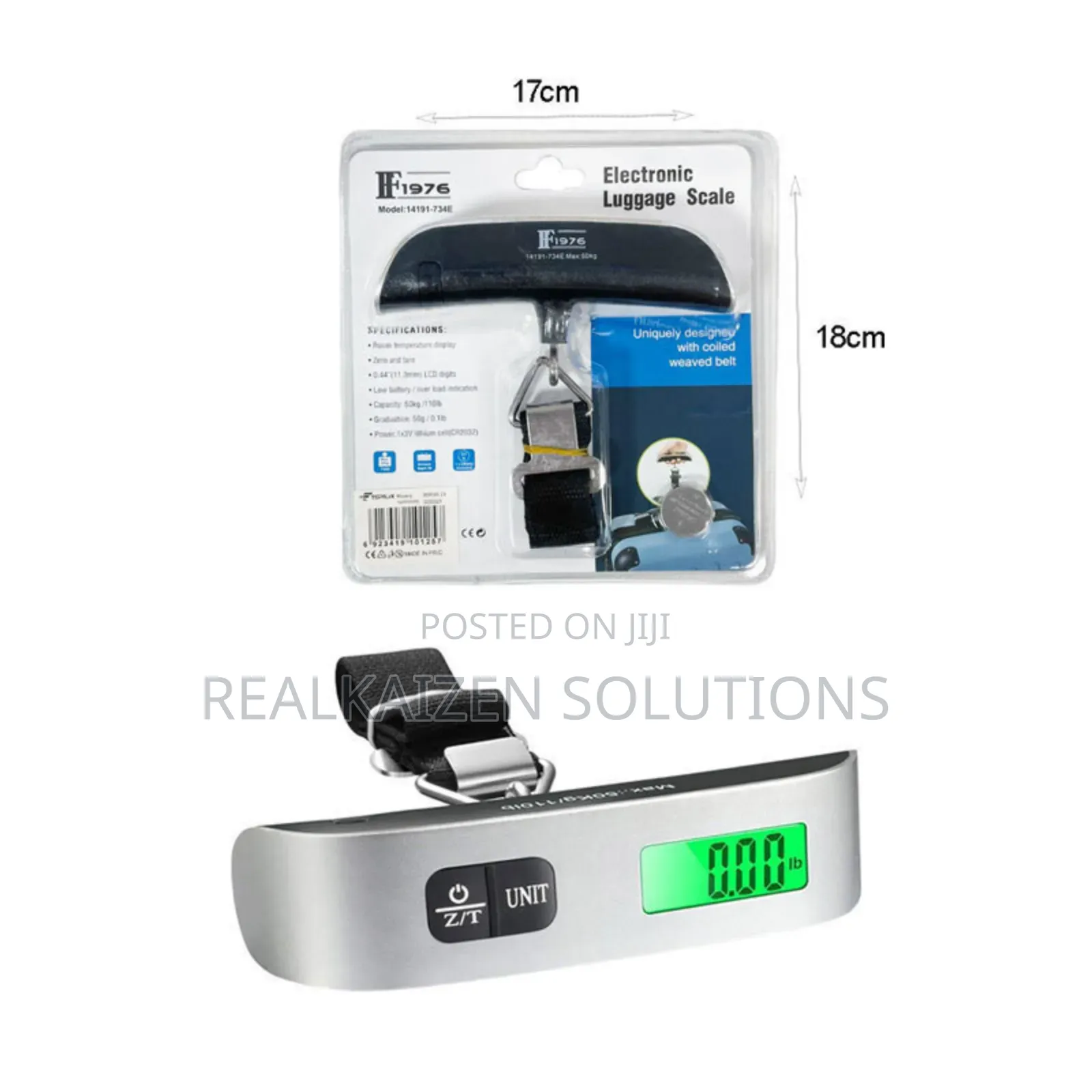 Digital Electronic Luggage Personal Scale With Room Temp Display 50kg