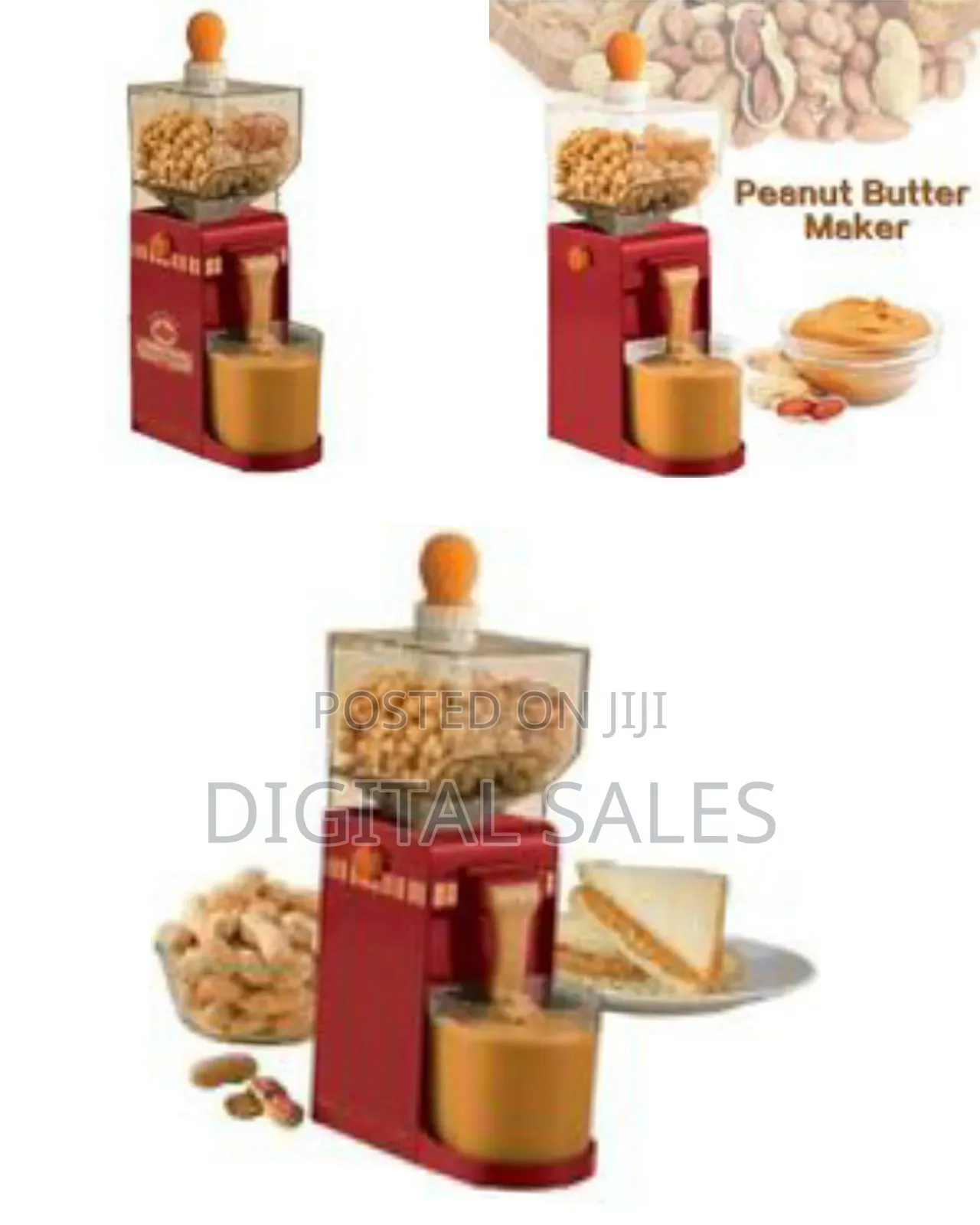 Electric Peanut Butter Maker With Removable Grinding Disk