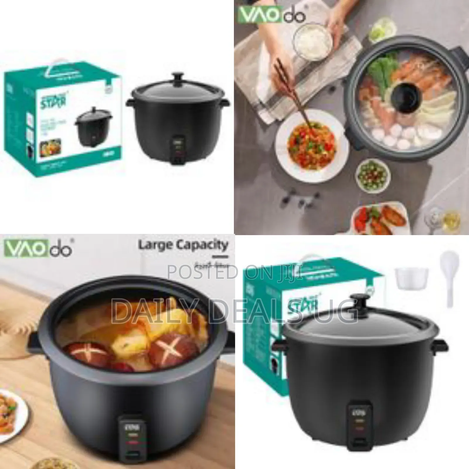 Winningstar 6l Rice Cooker Steamer, With Removable Nonstick Pot