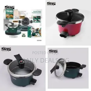 DSP 4.5 Litres Electric Non-Stick Pressure Cooker Soup Pot Boiler Food
