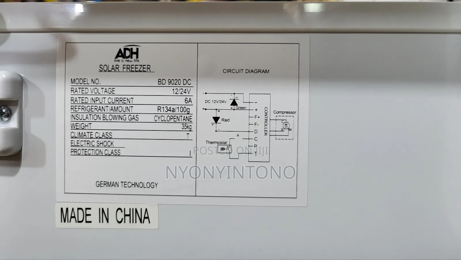 Adh 200liters Dc / Solar / Battery Powered Chest Freezer