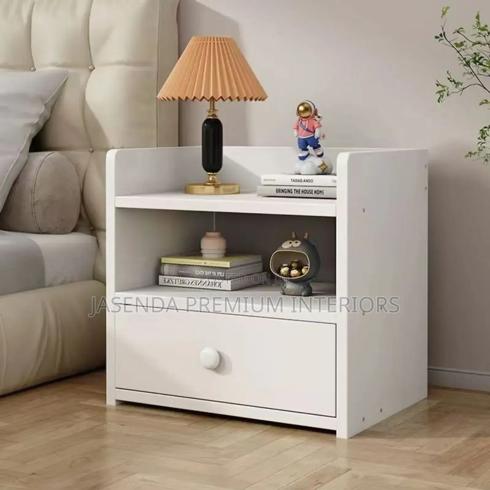 Wooden Nightstand Bedside Table – Stylish Bedroom Drawer