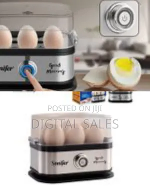 Sf-1510 Electric Egg Kettle 200w With Capacity for 6 Eggs, Food