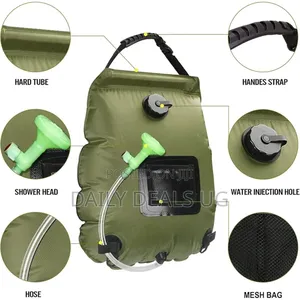 Solar Shower Bag,5 Gallons 20l Portable Outdoor Hot Water Shower Bag