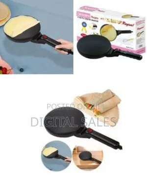 3 Steps Non-Stick Electric Chapati Pancake Crepe Maker Crepe Pan