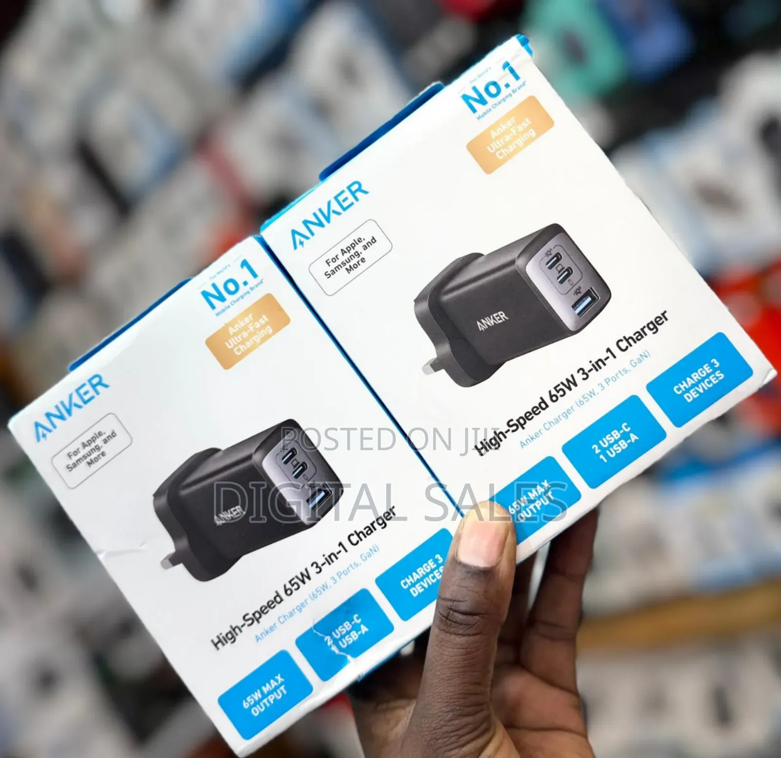 Anker High Speed 65w 3 in 1 Charger