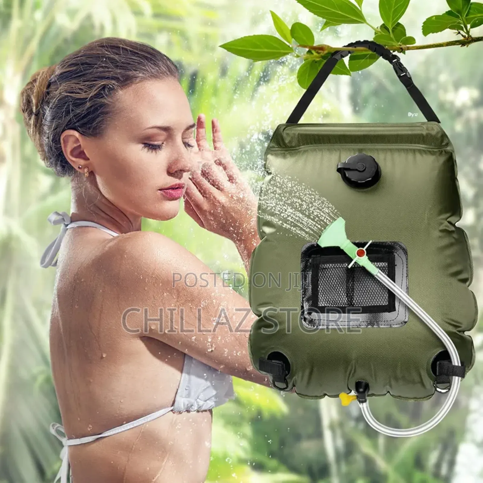 Solar Shower Bag, Camping Shower, 20l Outdoor Hot Water Shower Bag,