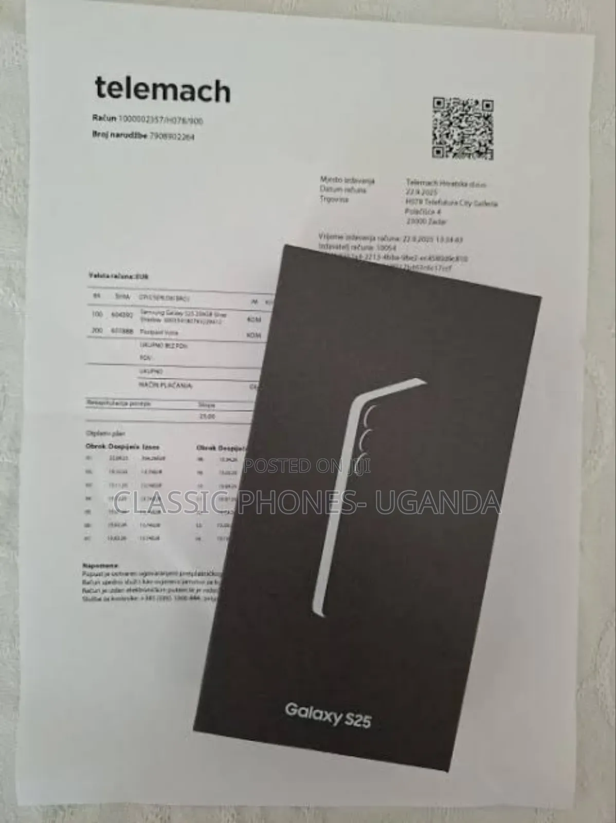 New Samsung Galaxy S25 256 GB Silver
