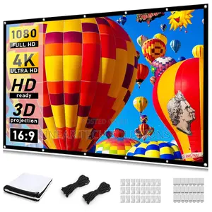 200*200 Wall Projector Screen Big 16:9 3d Movie Screen of Thick