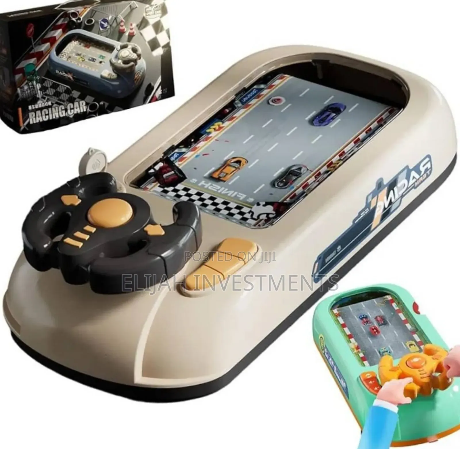 Kids Racing Car Adventure Toy With Steering Wheel