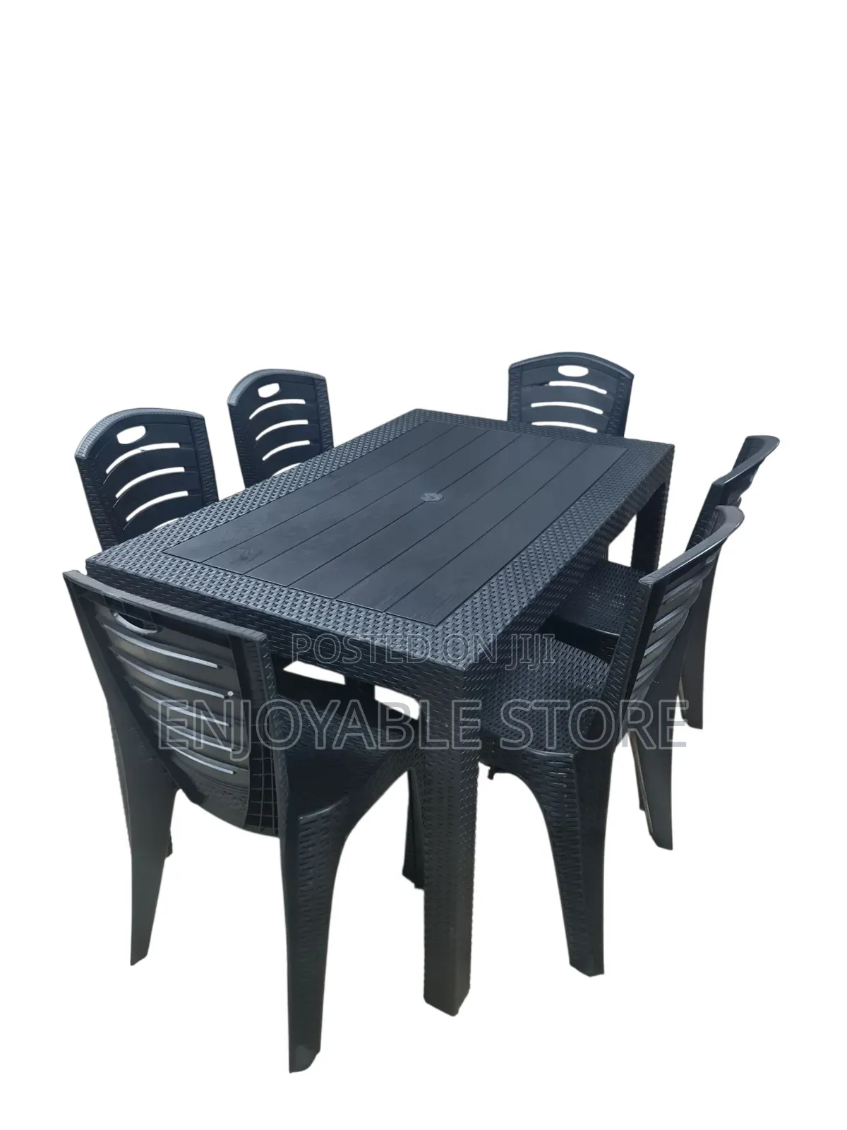 Dining Plastic Table and 6 Chairs Dining Plastic Table and 6 Chairs
