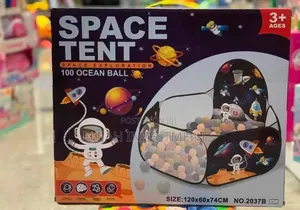 Kids Pop Up Space Play Tent With 100 Balls
