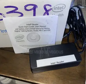 Intel Reader Health W/ Box Power Cords Accessories ~ Clean Tested