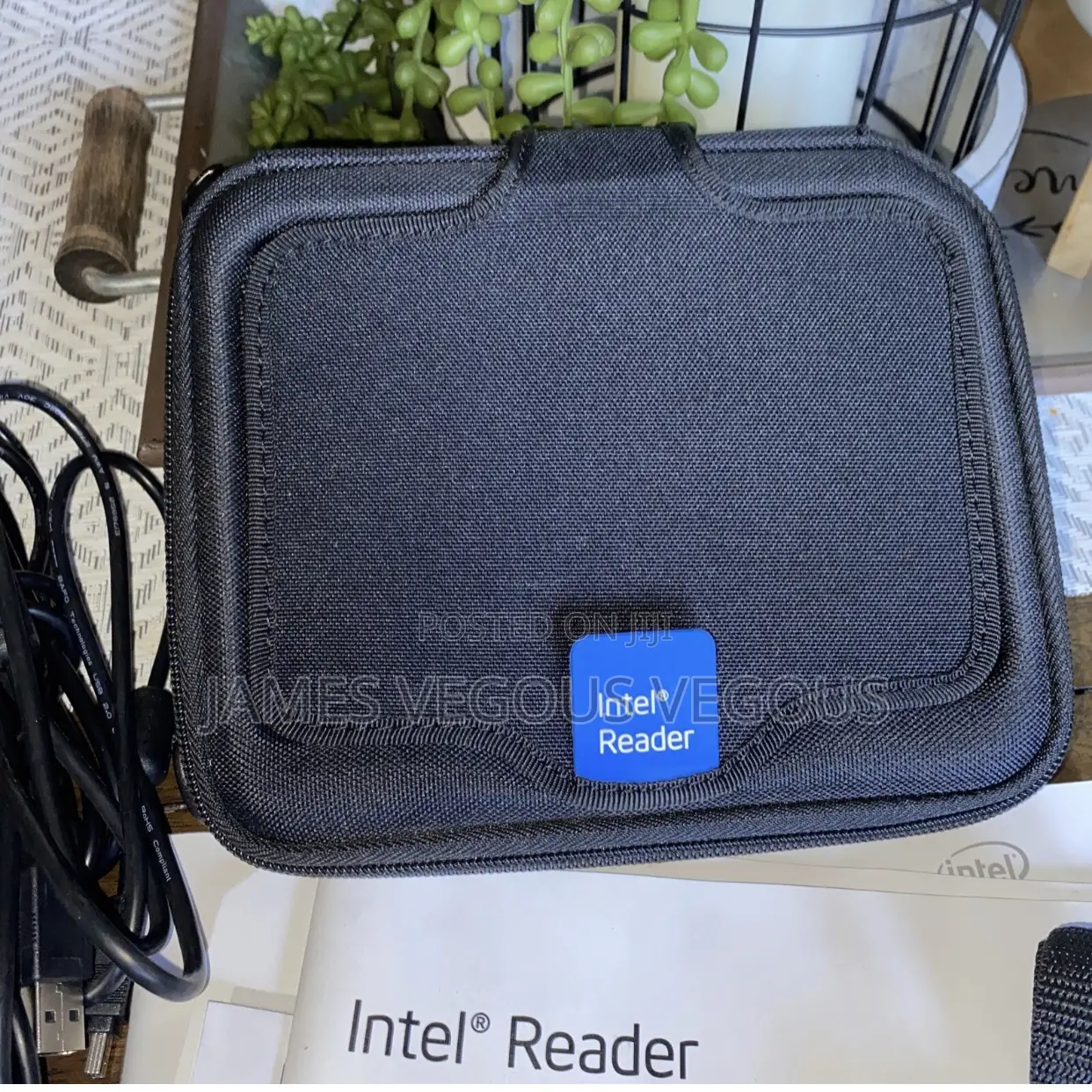 Intel Reader Health W/ Box Power Cords Accessories ~ Clean Tested