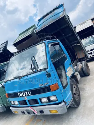 Isuzu Tipper Double Light Blue Color