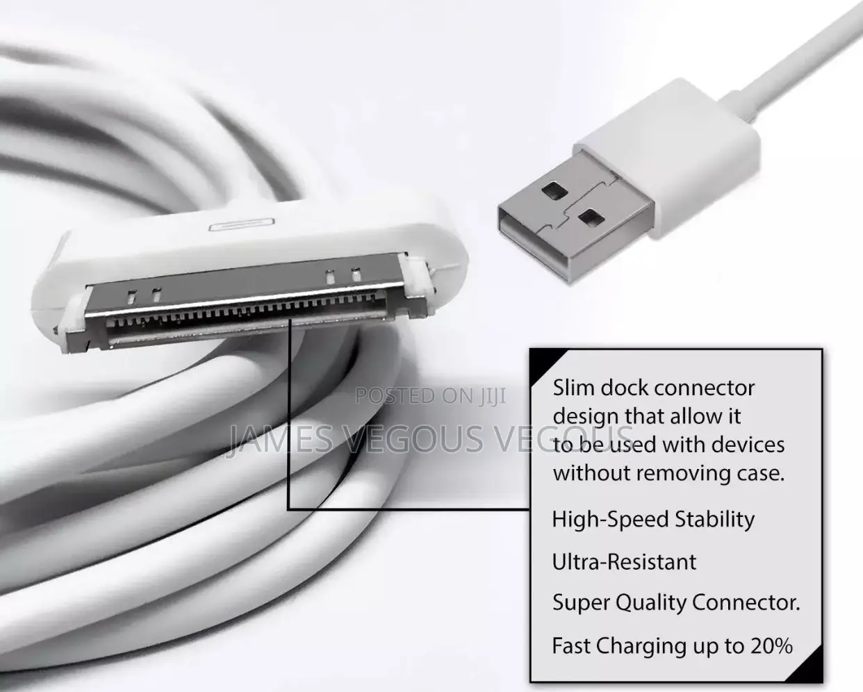Original Apple Usb Charger Data Sync Cable For iPhone 4/4s, 3s