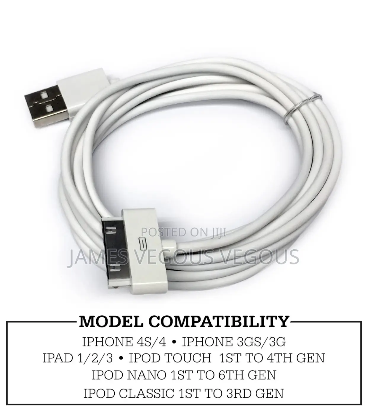 Original Apple Usb Charger Data Sync Cable For iPhone 4/4s, 3s