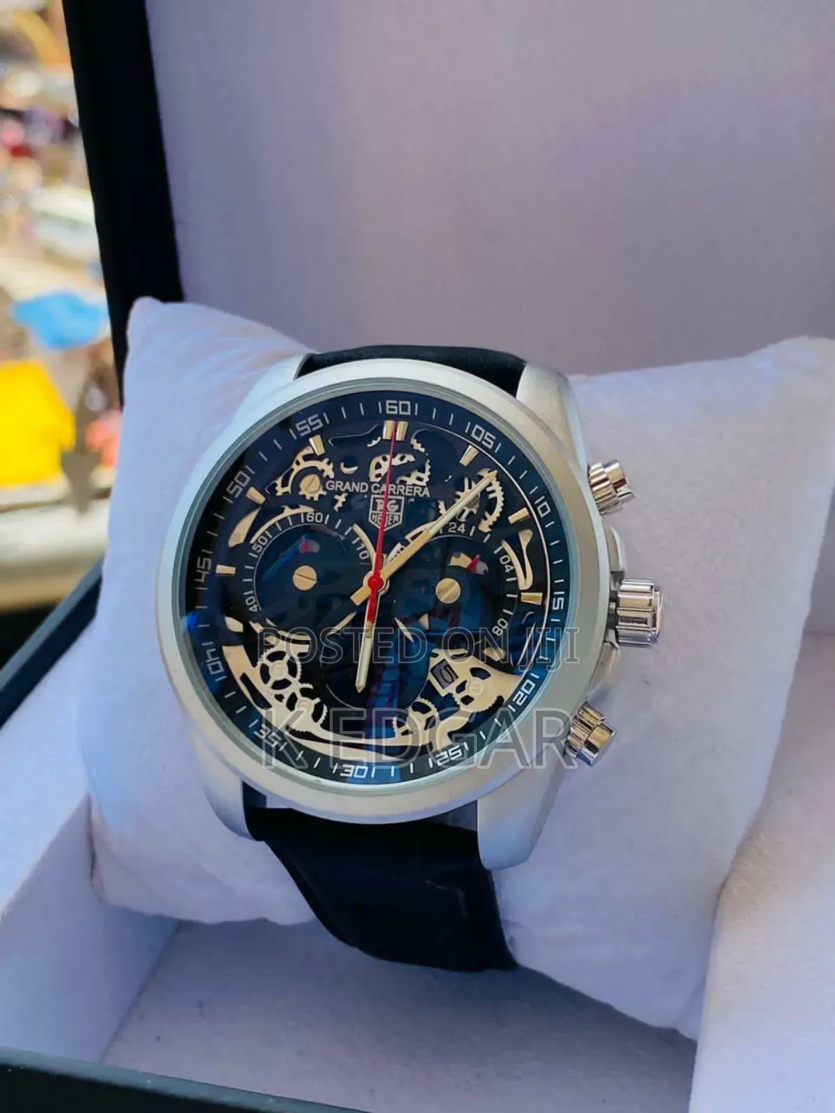 Black Tag Heuer Carrera Watch