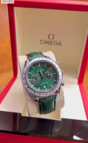 Green Omega Chronographic Watch