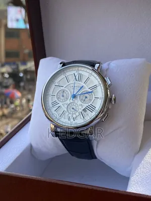 Black Cartier Chronographic Watch