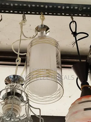 Pendant Lamp Holder With White Glass