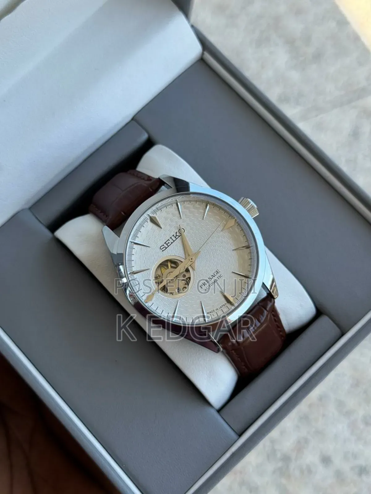 Brown Automatic Seiko Wrist Watch