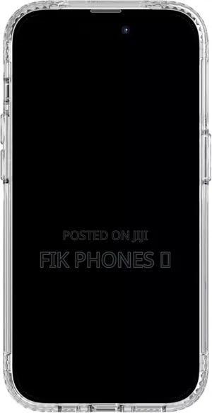 Transparent Phone Case With Magsafe Compatibility for an iPhone.