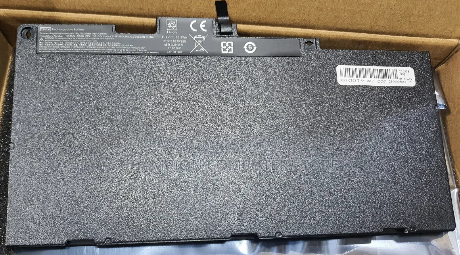 Hp Cs03xl for Elitebook 848 850 G3 G4, Zbook 15u G3 G4