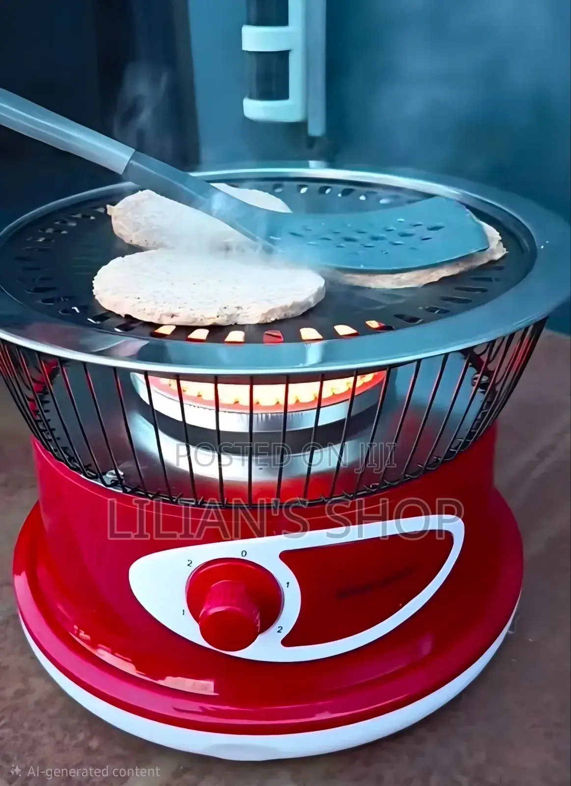 3in1 Electric Room Heater,Bbq Grill and Cooker