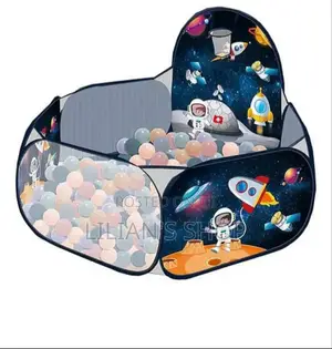 Kids Pop Up Space Play Tent With 100 Balls
