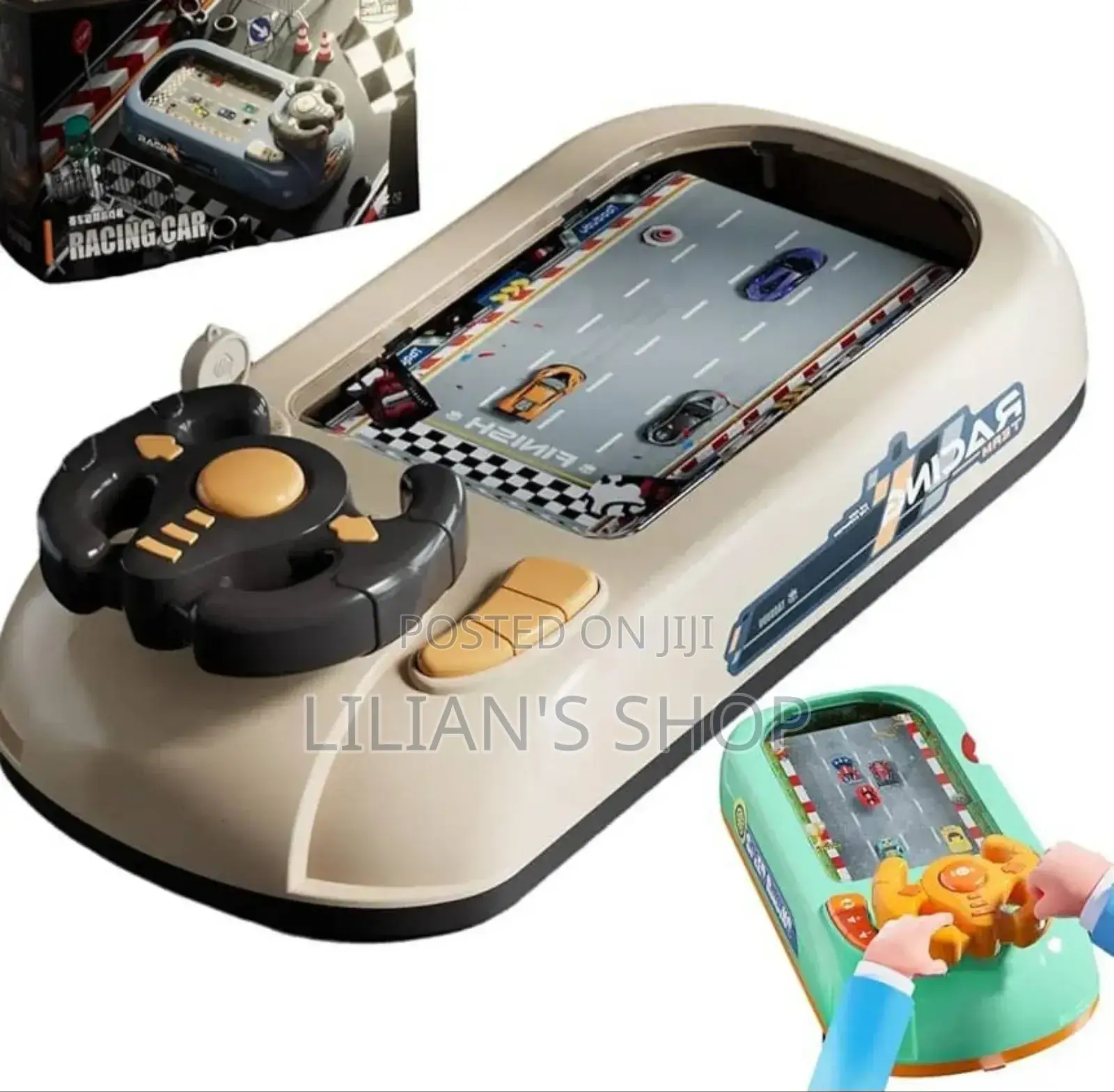 Kids Racing Car Adventure Toy With Steering Wheel