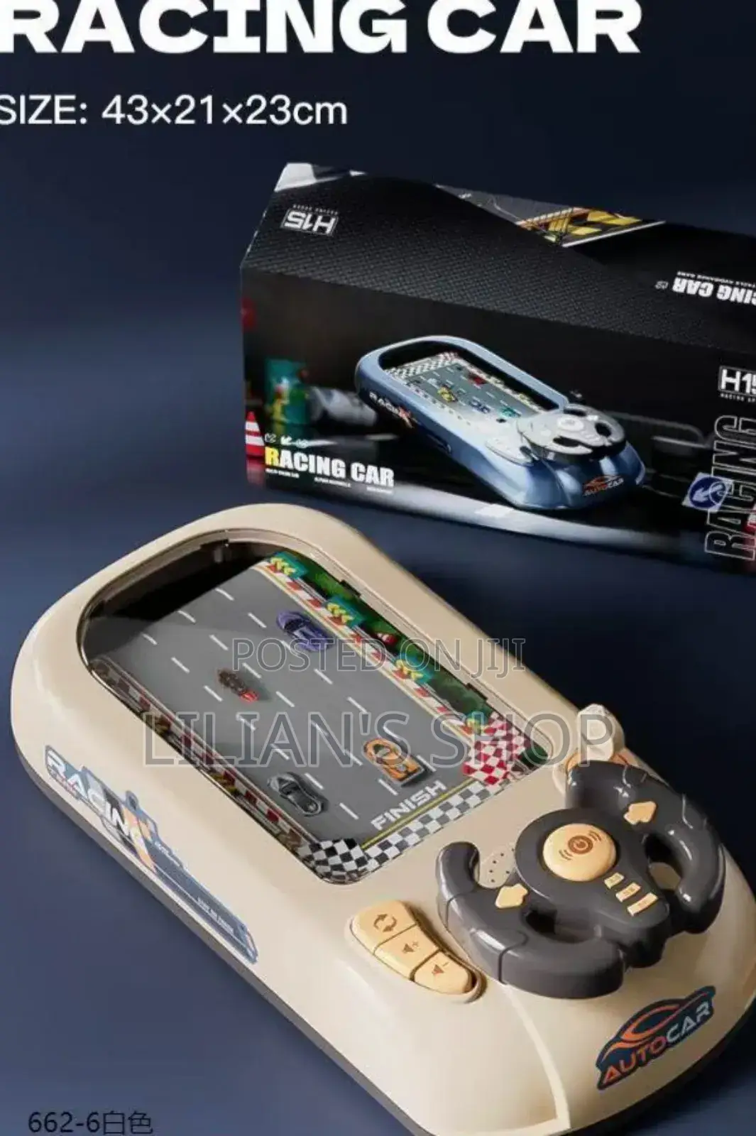 Kids Racing Car Adventure Toy With Steering Wheel