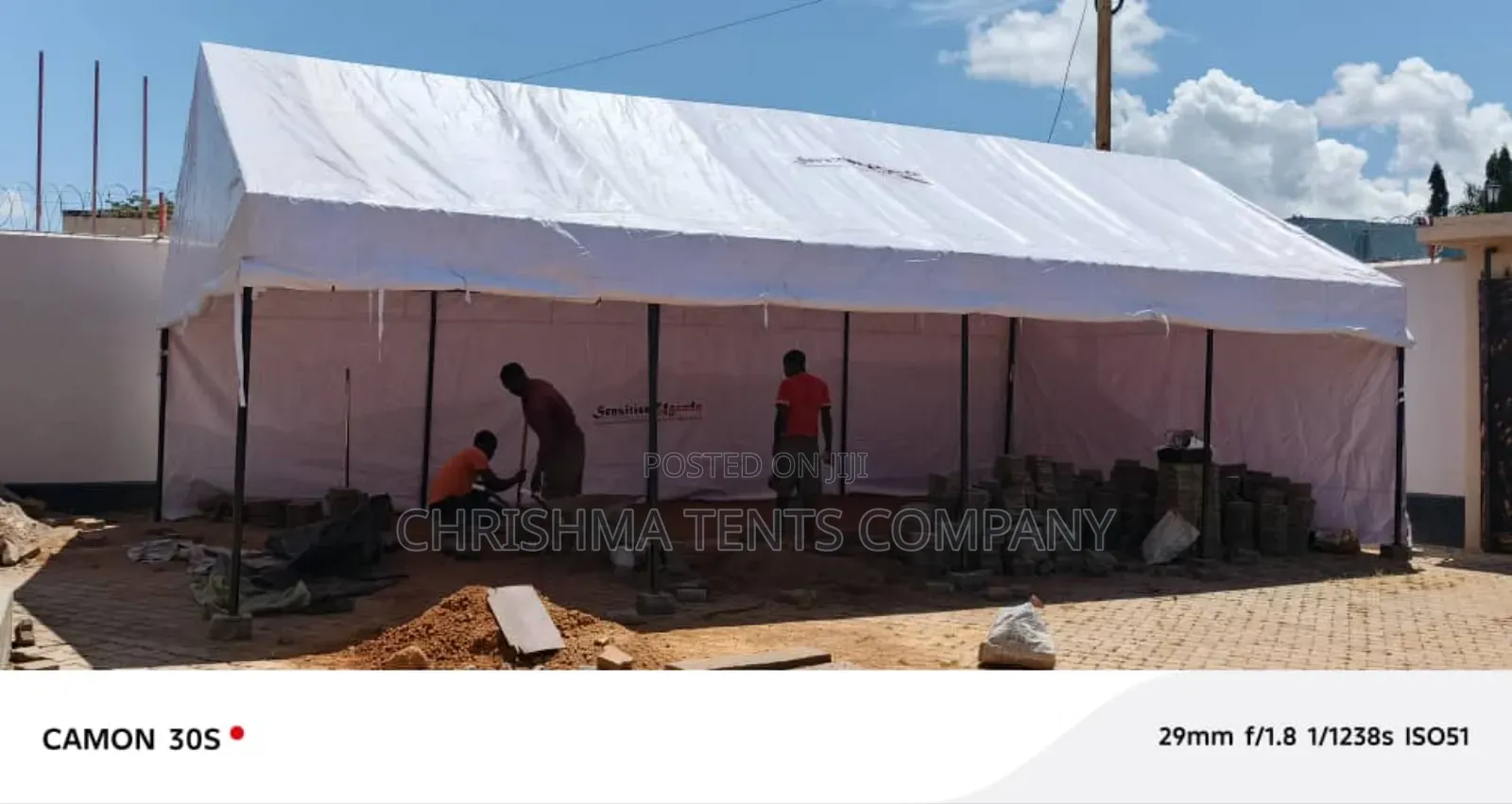 Full Set 100seater Ordinary Tent