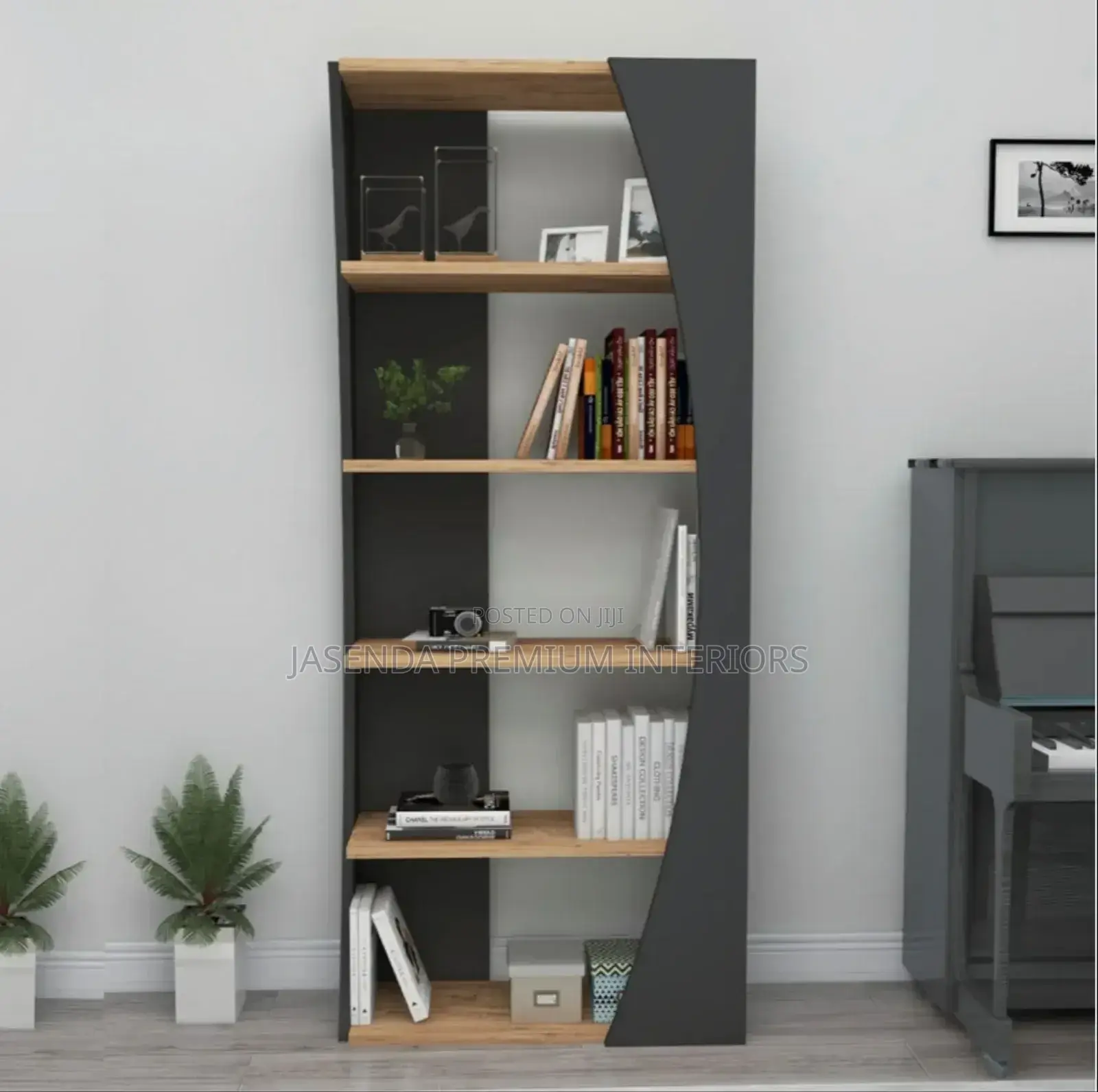 Modern Book Shelves – Elegant Wooden Storage Shelves for Home