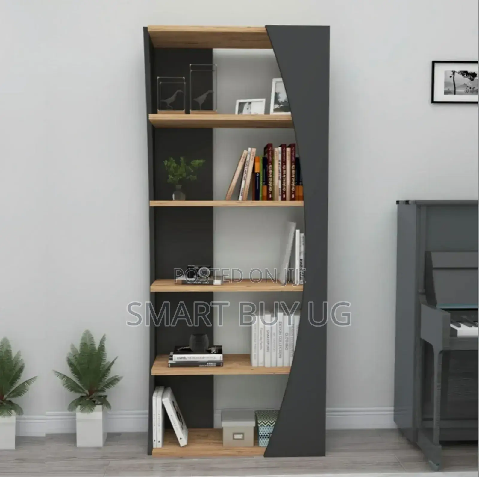 Modern Book Shelves – Elegant Wooden Storage Shelves for Home