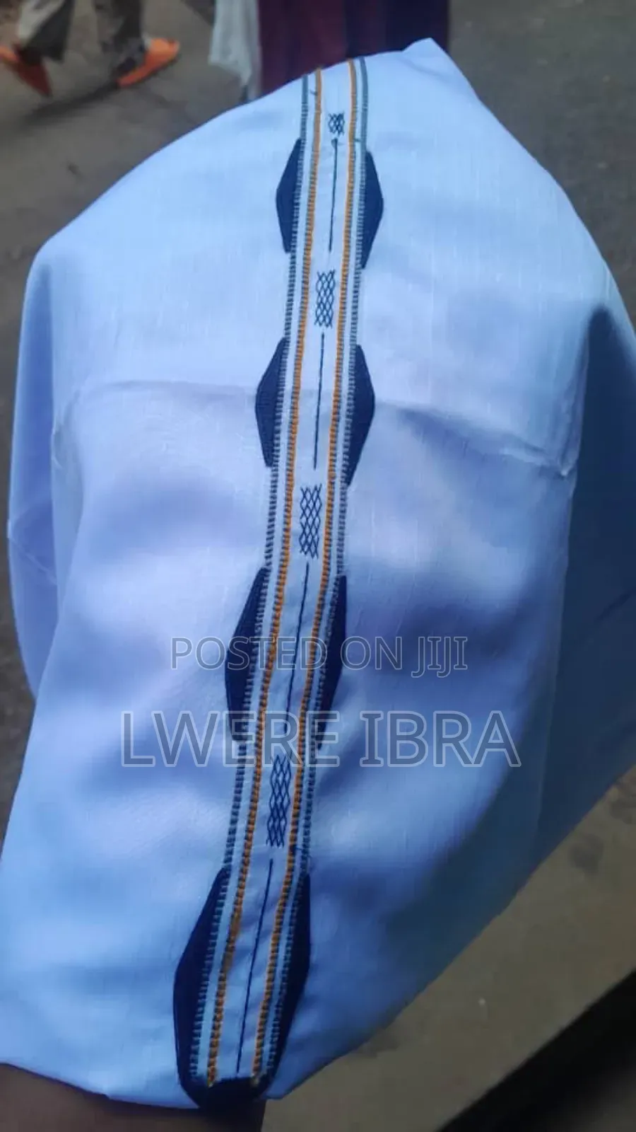 White Kanzu for Traditional Ceremony