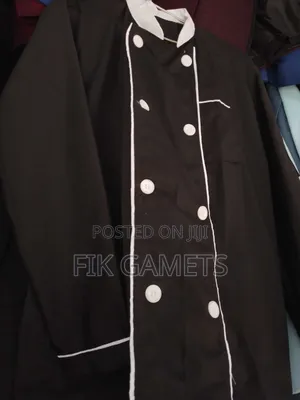 Chefs Uniforms Black Colour.