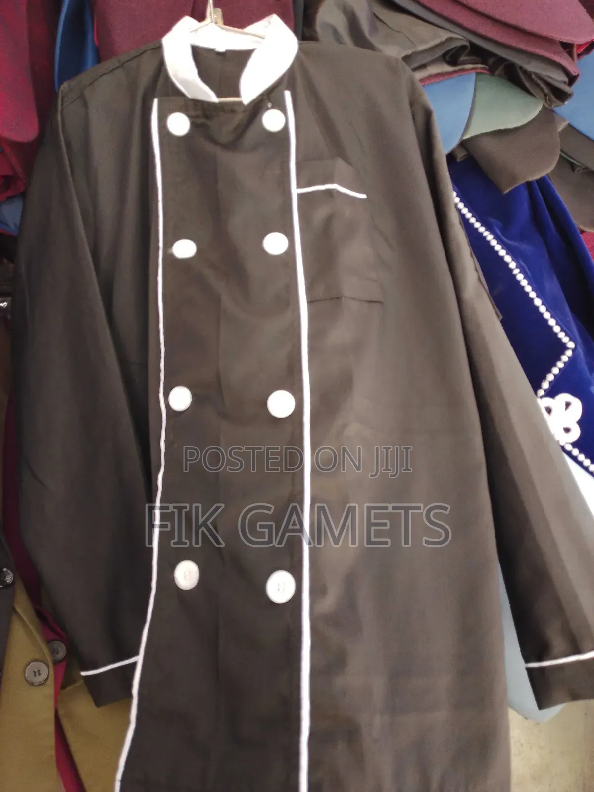 Chefs Uniforms Black Colour.