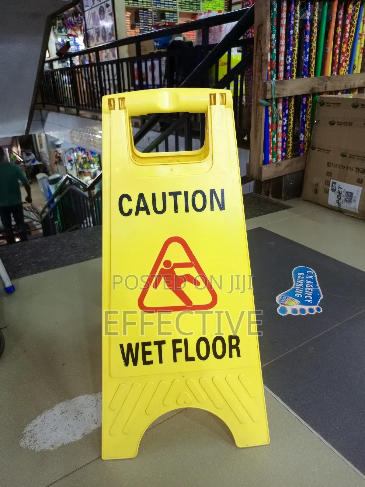 Wet Floor Sign.