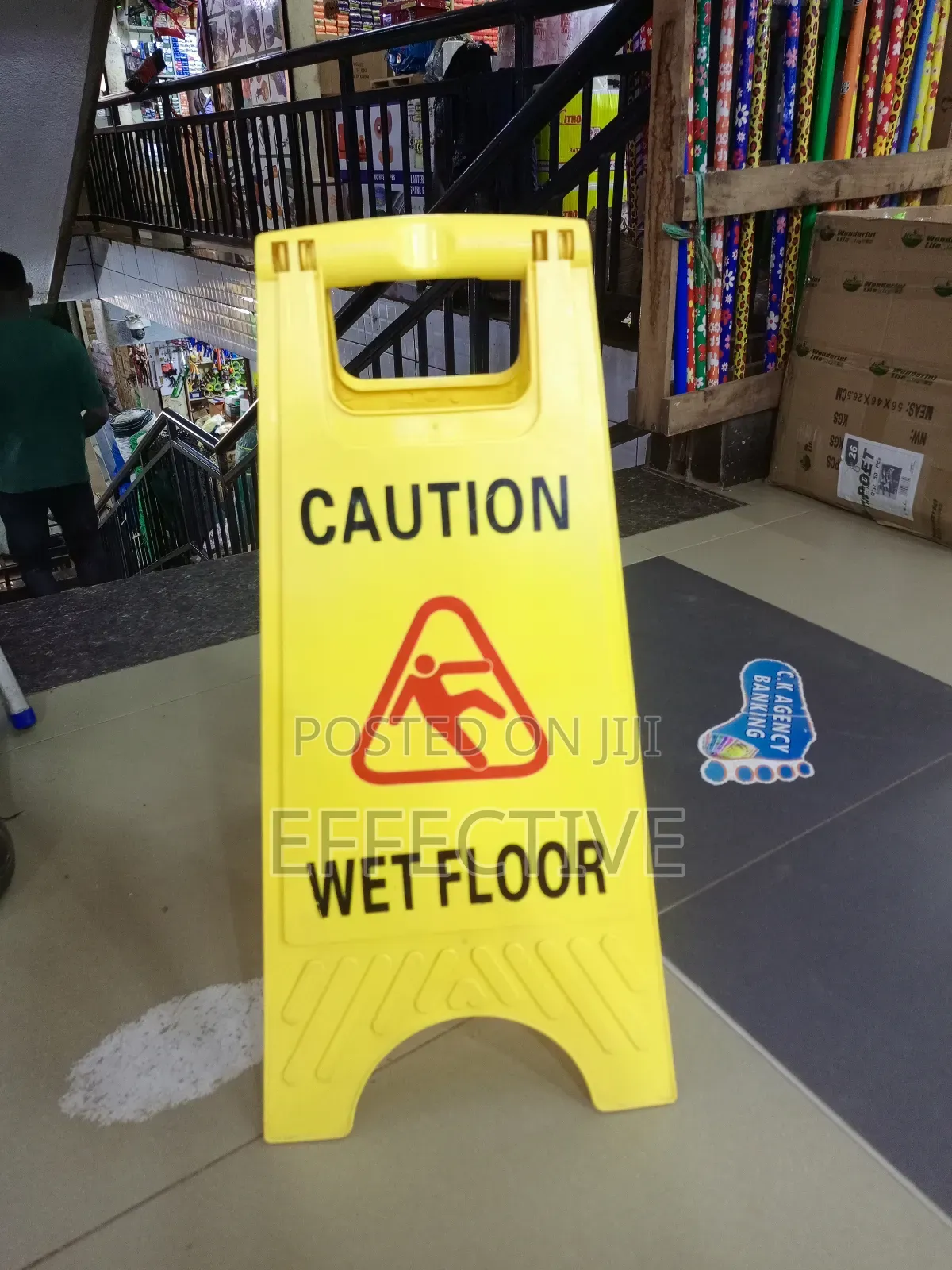 Wet Floor Sign.