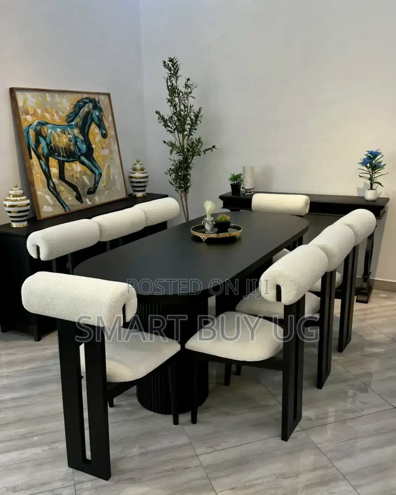 Modern Dining Table – Elegant Four Seater Dining Set for Home