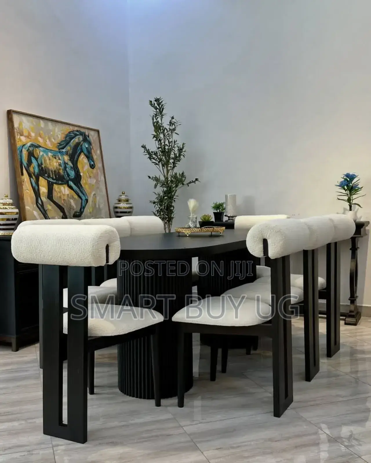 Modern Dining Table – Elegant Four Seater Dining Set for Home