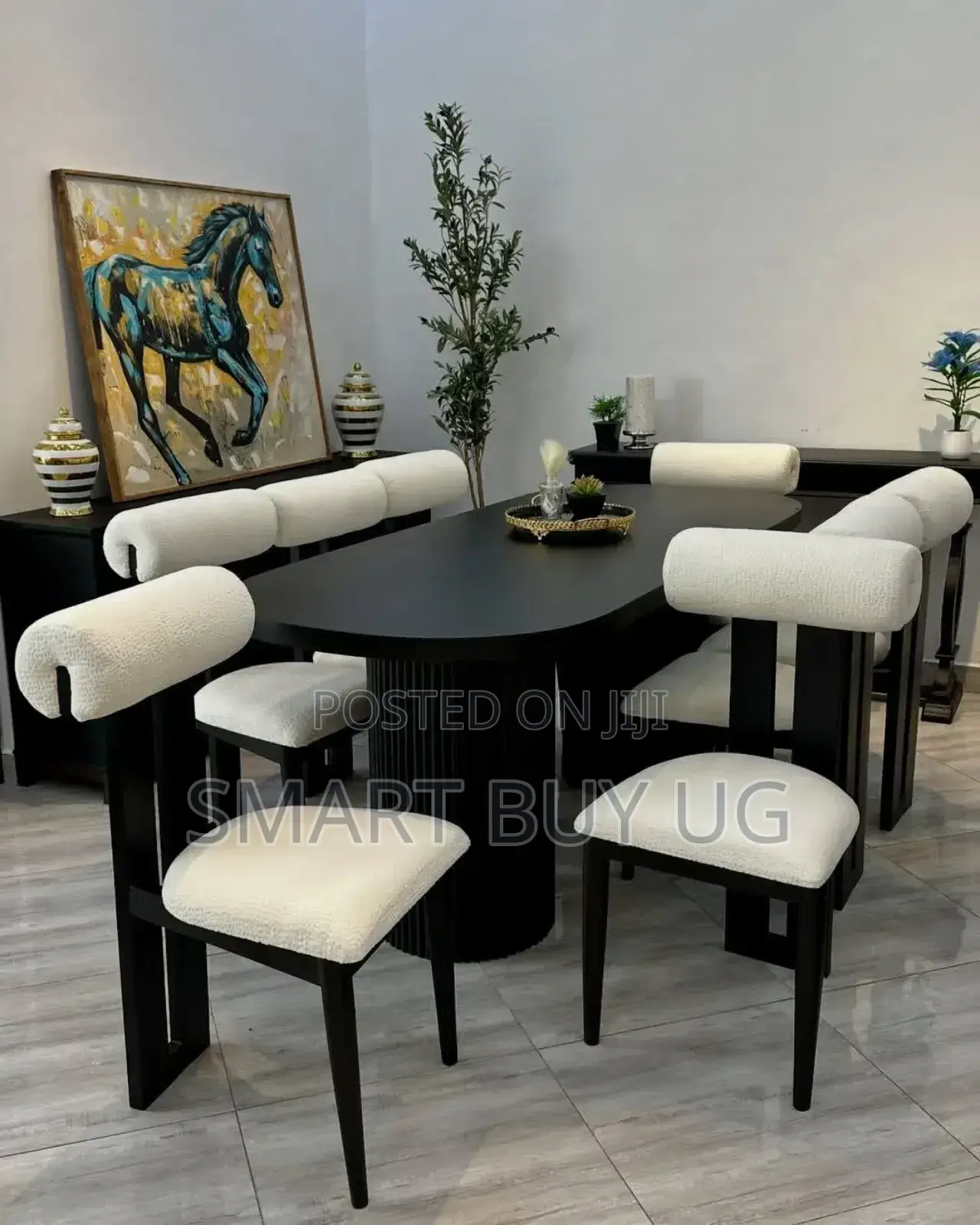 Modern Dining Table – Elegant Four Seater Dining Set for Home