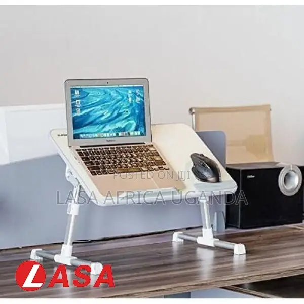 Adjustable Laptop Desk – Folding Table for Bed Couch