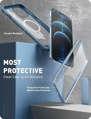 Clayco 360° Case Compatible Magsafe for iPhone" Duallayer Shell Cover