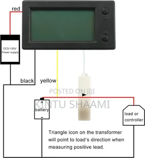 Drok Battery Monitor,Amps Volt Power Watt Meter Dc 0-300v 200a