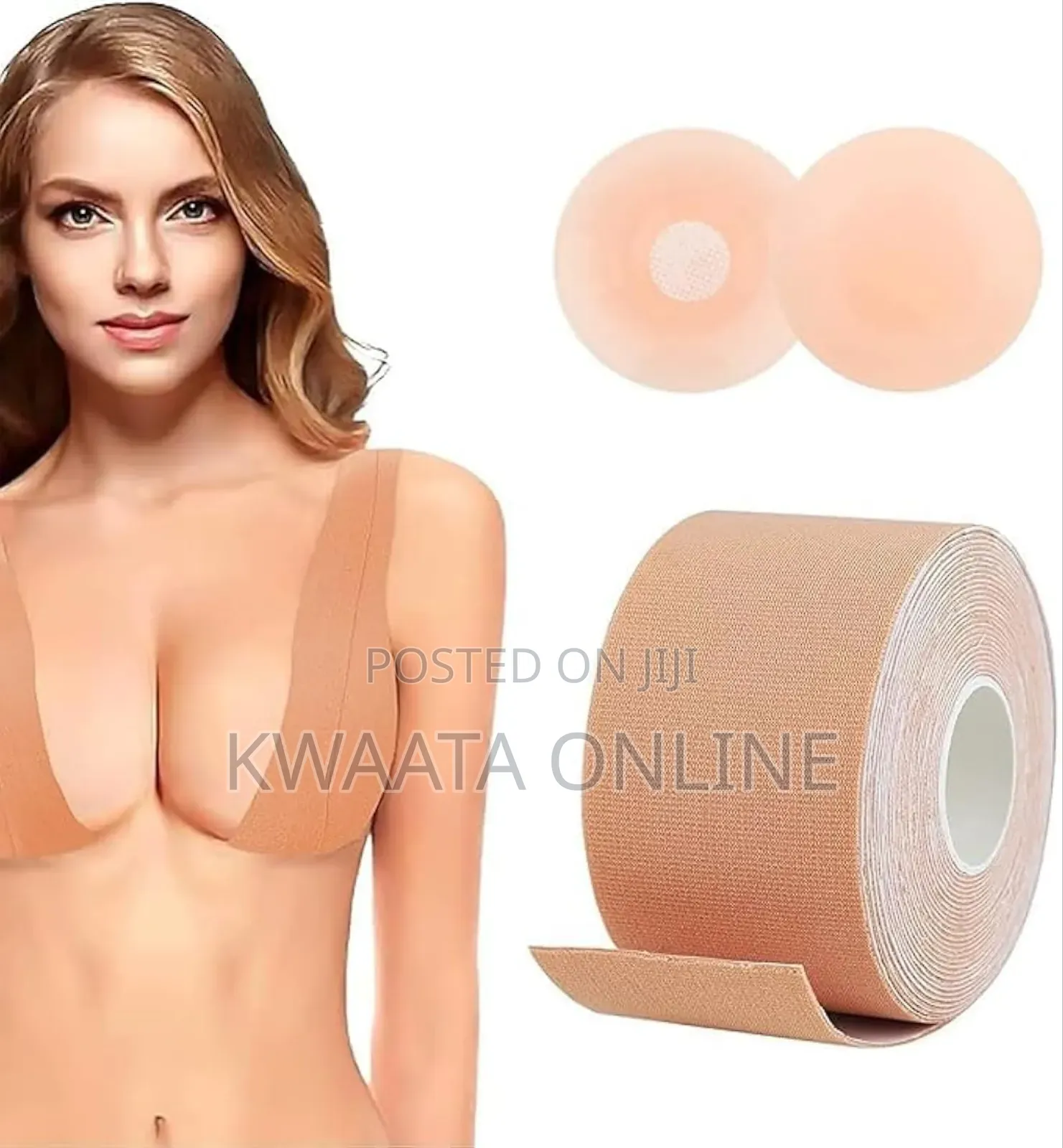 Women Boob Tape Invisible Bra Nipple Cover Adhesive Breast Lift Tape